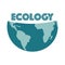 Save the earth, protect our planet, eco ecology, climate changes, Earth Day April 22, vector emblem or illustration