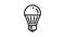 Save energy bulb icon animation