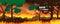 Save the forest  fire burns wildfire disaster web banner vector