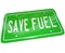 Save Fuel Green License Plate Earth Friendly Power