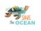 Save ocean poster