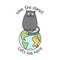 Save the planet, cats live here - funny text quotes