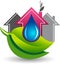 Save rain water logo