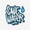 Save Water Liquid Drip Drop Vector Design