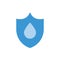 Save water, shield icon. Simple color vector elements of aqua icons for ui and ux, website or mobile application