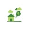 Save the world, architecture and city colored icon. Elements of save the earth illustration icon. Signs and symbols can be used