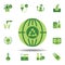 save the world, arrows colored icon. Elements of save the earth illustration icon. Signs and symbols can be used for web, logo,