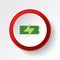 save the world, batteries colored button. Elements of save the earth. Signs and symbols can be used for web, logo, mobile app, UI