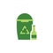 Save the world, glass container colored icon. Elements of save the earth illustration icon. Signs and symbols can be used for web