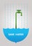 Savewaterposter. Vector illustration decorative design