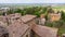 savignano sul panaro photo of the village with drone panoramic view