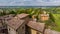 savignano sul panaro photo of the village with drone panoramic view