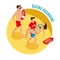 Saving Drowning Round Design Concept