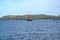 Saving tow in the water area of the Barents Sea at the coast of the Kola Peninsula