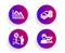 Savings, Discount and Investment graph icons set. Success business sign. Vector