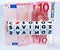 Savings held in Euros