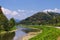 Savinja River And Celje Castle, Slovenia