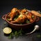 Savor the aromatic blend of masala with succulent chicken drumsticks