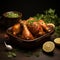 Savor the aromatic blend of masala with succulent chicken drumsticks