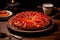 Savor the caramelized perfection of Tarte Tatin on a rustic wooden table.