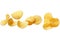 Savor the Crunch Natural Potato Chips on White Background. created with Generative AI