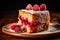 Savor the deliciousness of a delectable raspberry cake