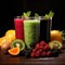 Savor diverse flavors in our fruit and veggie smoothie assortment