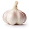 Savor the Essence: Isolated Raw Garlic Bulb on White Background - A Flavorful Culinary Staple