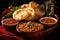 Savor the Exquisite Flavor. Indulge in the Aromatic Delight of Traditional Indian Dish Chole Bhature