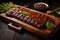 Savor the exquisite flavors of mouthwatering south korean galbi marinated grilled ribs