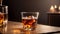 Savor the Flavor Celebrate National Scotch Day with a Rich and Flavorful Glass of Whiskey.AI Generated
