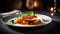 Savor the Taste of Austria with Golden Wiener Schnitzel food photography. Generative AI