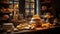 Savoring France. A Cozy Shop\\\'s Array of Fine Artisanal Fromages. Generative AI