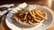 Savoring National French Fry Day with Irresistible Crispy Delights.AI Generated