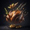 Savoring Thanksgiving Delights: Creative Food with Pouring Goodness