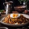 Savory Close-up Shot of Indonesian Nasi Goreng