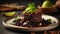 Savory Mole Sauce that Will Take Your Mexican Dish to the Next Level. Food photography. Generative AI