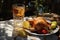 Savory Roast Chicken and Refreshing Lemonade - Culinary Delight