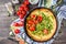 Savory vegan dutch baby baked pancake