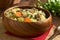 Savoy Cabbage, Carrot, Potato, Mincemeat Stew