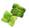 Savoy cabbage roll preparation clouse up, isolated