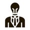 Savvy Man Icon Vector Glyph Illustration