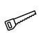 Saw, bade, cutter, craft fully editable vector icon