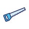 Saw, bade, cutter, craft fully editable vector icon