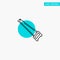 Saw, Hand, Bade, Construction, Tools turquoise highlight circle point Vector icon