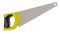Saw handsaw yellow hadle isoalted front view - 3d rendering