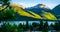 Sawatch mountain scene pine needles twin lake heaven
