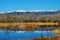 Sawhill Pond winter reflection