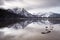 Sawtooth Mountain Lake Deep Winter Landscape Idaho National