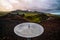 Saxholar Crater in Snaefellsjokull NP, Iceland.